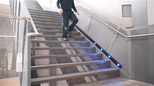 音乐台阶互动装置【方案-展厅】学校楼梯艺术展馆文化宫剧院音乐厅