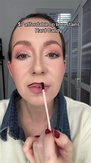 Loving these new @Hard Candy lip liner lip stains! Loved the color I used and it was so natural and beautiful on my lips #liplinerstain #affordablemakeup #viralmakeup #hardcandymakeup #newmakeup