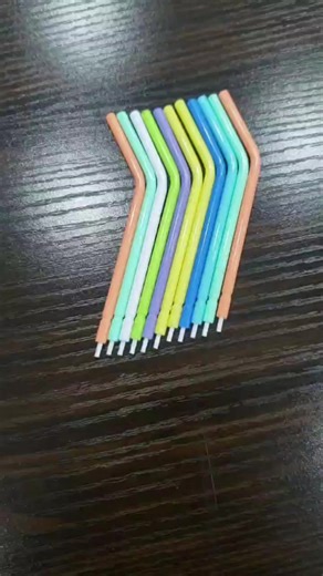 SJ Dental Air Syringe Tip Water Syringe Tip Disposable Spray Nozzles Tips Colorful Dental Triple Syringe OEM
