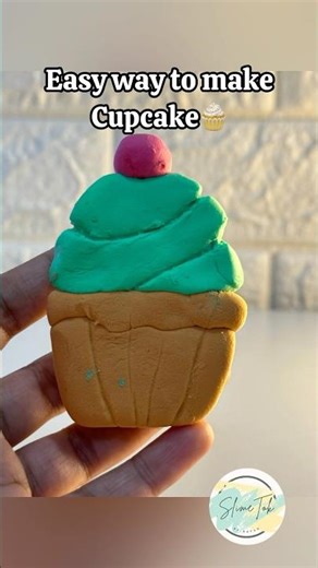 Making a Cute Clay Cupcake 🧁✨| So Satisfying! #shorts