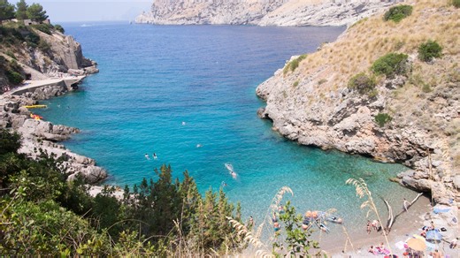 Hidden Italian beach named one of the world's best with boats selling ice-cream
