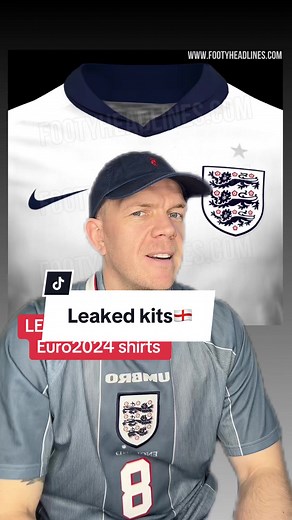 Leaked England Euro 2024 Home and Away Shirts Review