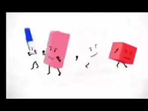 Bfdi Block, Pen, Eraser, Snowball dancing #bfdi #bfb #tpot #idfb #bfdia #diy