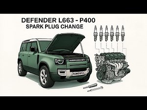Land Rover Defender L663 P400 Spark Plug Change - 3.0L 6 Cylinder Ingenium Engine