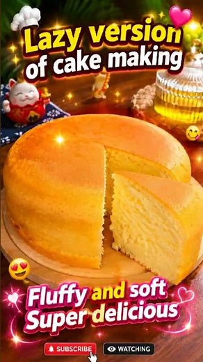Lazy Version of Cake Making | Easy Soft Cake Recipe