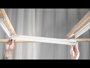 how to install 600 X 600 LED pane light with surface mounted panel frame