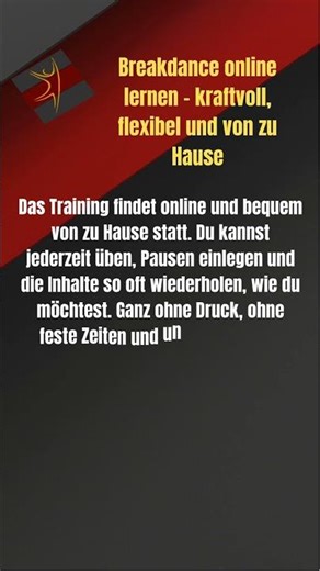 Breakdance bequem von zuhause aus lernen!