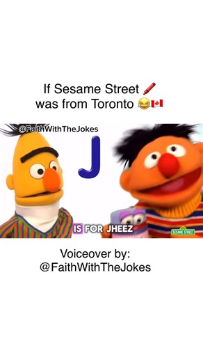 Faith With The Jokes! 盧 on Instagram: "Did you learn a NEW word today?  What’s a Toronto Slang word that you say ALOT? ⬇️ FOLLOW ME & SEND THIS TO A FRIEND, FOR MORE JOKES!  #reels #sesamestreet #sesamestreetmemes #elmo #abcs #abc #toronto #torontoaccent #torontoslang #the6ix #6ix #comedyskit #voiceover #55"