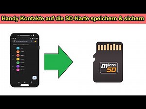 Handy Kontakte auf die SD-Karte speichern & sichern