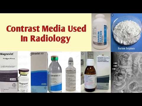 Contrast Media Used In Radiology