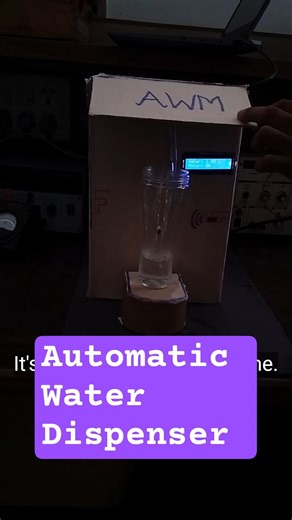 automatic water dispenser #viral #arduino #basicelectronics #electricalengineering #arduinoproject
