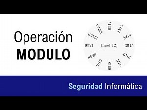Seguridad Informática - Operación módulo