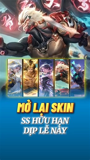 Mở Lại Skin SS hữu hạn dịp lễ từ 5/5 tới 11/5 cre new king of bos