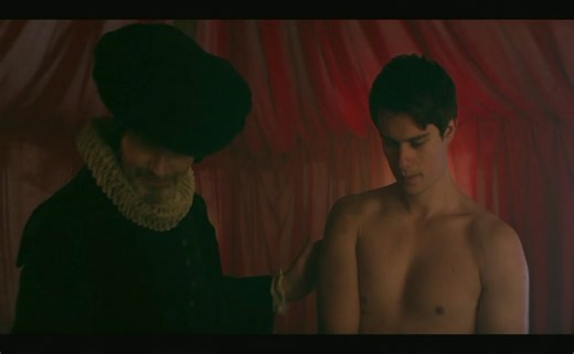 Nicholas Galitzine Shirtless Scene in Mary & George
