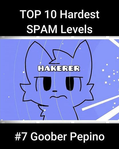 Top 10 Hardest SPAM Levels #geometrydash #gd #gaming #music #gameplay #edit #games