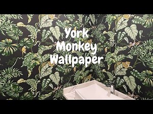 How to Wallpaper a Powder Bath with York Wallpaper (For Beginners) - Spencer Colgan