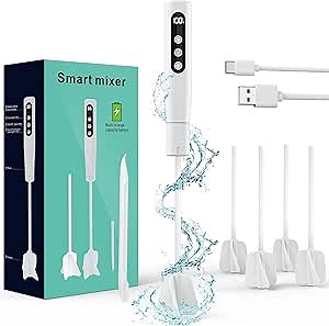 Auto Resin Mixer, 5 Speeds Control Epoxy Mixer, Epoxy Resin Mixer for High Efficiency Resin Mixing, Resin Supplies, Resin Molds, DIY Resin Art, Resin Jewelry Making, Minimize Bubbles