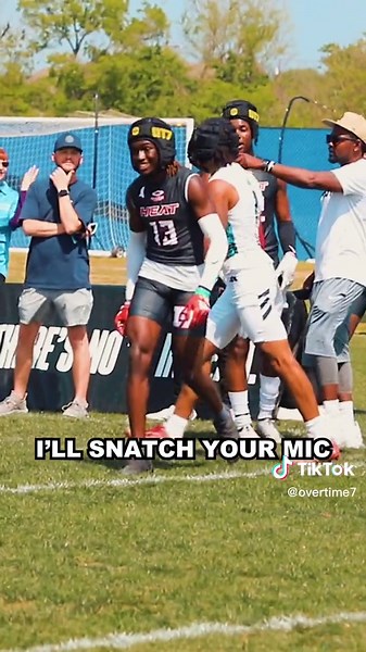 Jaydan Hardy Mic'd Up | 7v7 Football Trash Talk Moments