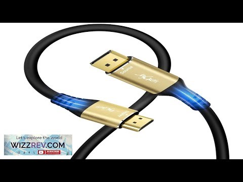 4K DisplayPort to HDMI Cable 3FT DP to HDMI Video Uni Directional Cord