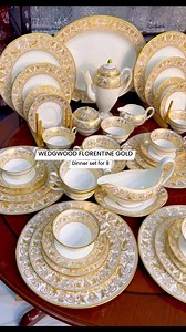 1.8K views · 54 reactions | ✨ Wedgwood Florentine Gold ✨Opulent....