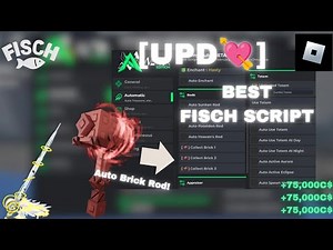 [UPD💘] Fisch Script GUI |Alchemy Hub| - Auto Brick Rod, Fast Catch, Inf Money & Auto Fish(PC/Mobile)