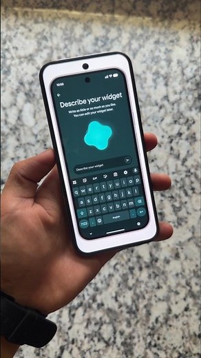 Just Type… and Android Creates a Widget 🤯