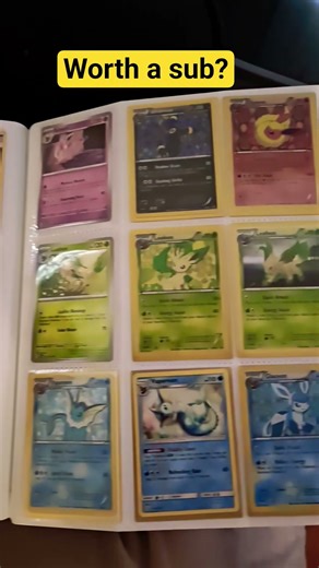 my lady showing her Eevee collection! #pokemon #cardcollecting #pokemonchannel