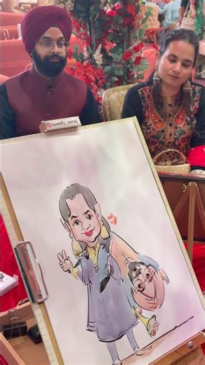 Live Caricature Drawing 🎨 | Turning Faces into Funny Art 😂