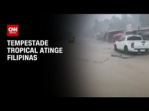 Tempestade tropical obriga moradores a deixarem casas nas Filipinas | LIVE CNN
