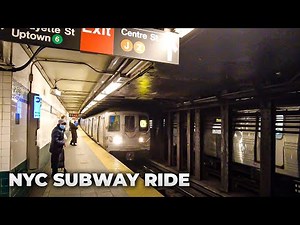 N Train NYC Subway Ride from Chinatown, Manhattan to Astoria, Queens (January 8, 2022)