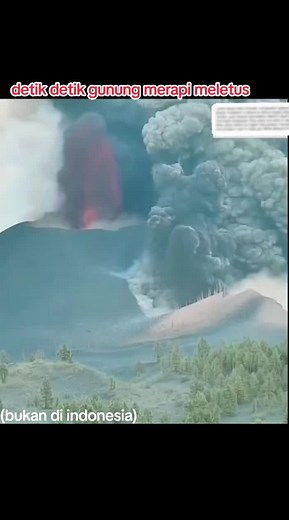 Volcanic Eruption Moments: Merapi Volcano Explodes