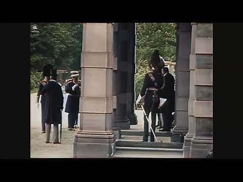 Rare footage of King Edward VII in 1908 and his funeral in 1910 A.I. Enhanced & Colorized