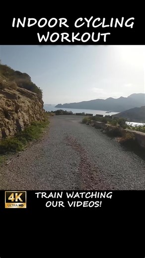 🚲 Cartagena - Downhill Mount Fajardo 🇪🇸 Indoor cycling workout [4K 60fps] Click here to watch the full video! https://youtu.be/mNfWh2fKk5k Do you think it is a good time to do an indoor cycling workout session? Get on your indoor bike and watch this magnificent cycling session on your television while you train. This session has been recorded in 4K and 60fps in Cartagena (Spain), lasts 5 minutes and runs for approximately 1,5 km within an enjoyable downhill in mount