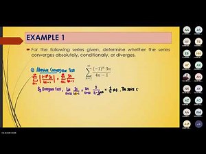 (20254: EC2223C1 & 3C2) Lecture 8 - Absolute Convergence Tests