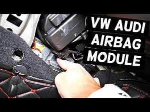 AIRBAG MODULE LOCATION VW AUDI TIGUAN GOLF JETTA PASSAT AUDI A3 A4 A5 A6 A8 Q3 Q4 Q5 Q7