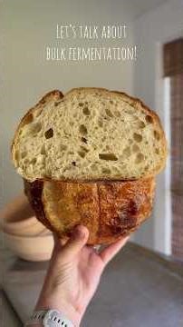Bulk fermentation is one of the hardest parts of sourdough baking by far! #bulkfermentation