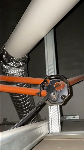 Drop Ceiling Apartment Junction Box Network #buildquality #construction #electrician #smokedetector