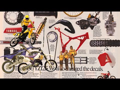 The Yamaha YZ125's history (1974 -2023)
