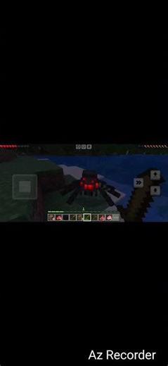 My First Spider Kill in Minecraft 🕷️🔥 (Mobile Gameplay) #gaming