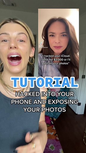 TUTORIAL: HACKED INTO YOUR PHONE AND EXPOSING YOUR PHOTOS featuring @booplethesnoot #tiktoktutorial #trendtutorial #trendingtutorial #tiktoktrendtutorial