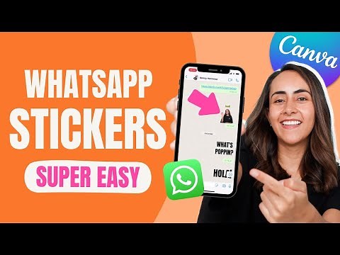 Make WhatsApp Stickers in Canva (Free & Fast)