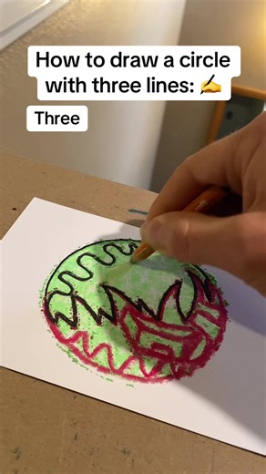 Draw a Circle with Three Simple Lines