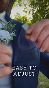 Dusty Blue   White Eucalyptus Boutonniere, Magnetic Men Wedding Boutonniere, Blue Groom Boutonniere, Spring Baby Breath Wildflower for Groom - Etsy