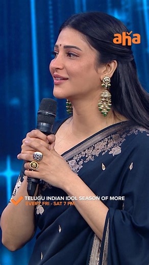 Glamour meets music in the Semi-Finale. Withness Shruti Haasan on Idol stage only on aha | aha Video