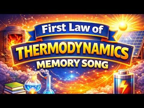 ♫ First Law of Thermodynamics Memory Song! EASY! Classical Conversations, Cycle 2, Week 19, Science