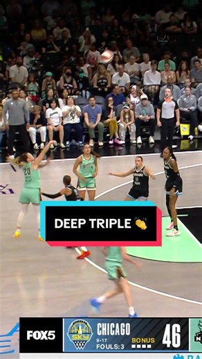Sabrina Ionescu deep three: clutch 3-point highlights