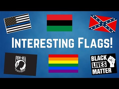 Unique Flags in the U.S. Explained (POW/MIA, Blue Stripe, Rainbow Flag, & More!)