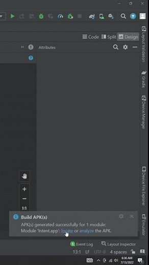 How to build APK in android studio #coding #code