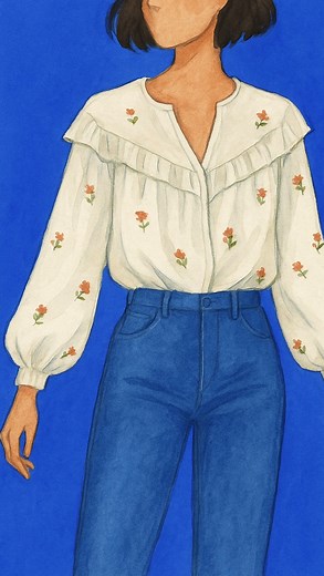 Patron gratuit… pour l’instant 👀 tissu soie & coton légèrement transparent = gros crush couture du moment 🤍 J’ai attaqué le projet ce matin (merci la grasse mat’ d’Augustine 🍼), en utilisant le patron @seamwork et un tissu soie/coton un peu transparent trouvé chez @tissusbennytex ✂️ J’ai commencé par texturer l’empiècement avec des coutures horizontales, puis j’ai ajouté un volant froncé de inspiré de la chemise Sézanne 📏 👉 Commente PATRON pour le récupérer en DM le lien direct vers le télé