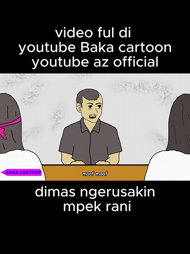 dimas ngerusakin mpek rani #animasi #animasilucu #animasisekolah #drama #viral #fypシ゚ #lucu #bakacartoon